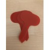 Etiquettes de semis rouges