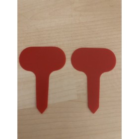 Etiquettes de semis rouges 2