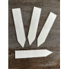 Etiquettes de semis blanches