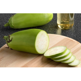 Aubergine verte longue de Barbentane  2