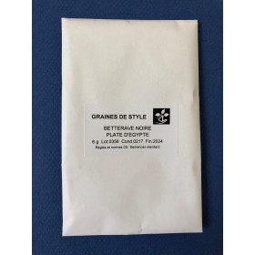 Graines de Betterave noire plate d'Egypte
