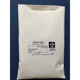 Haricot nain A écosser coco blanc précoce 2